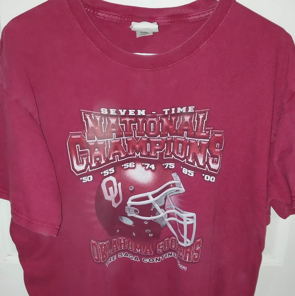 Oklahoma Sooners National Champions T-Shirt